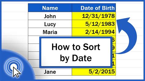 sortdating|How to Sort by Date in Excel (in a Quick and Convenient Way)